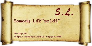 Somody László névjegykártya